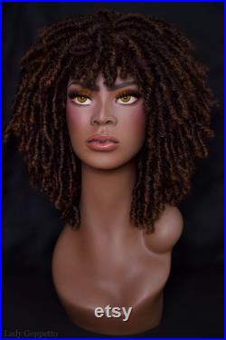 NEW Realistic female mannequin head with glass eyes