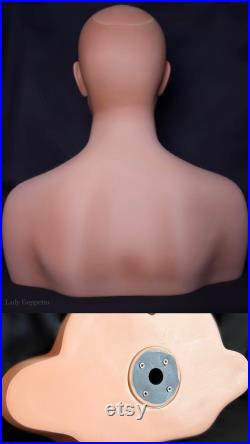 NEW Realistic female mannequin head with glass eyes