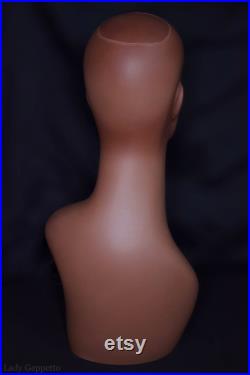 NEW Realistic female mannequin head with glass eyes