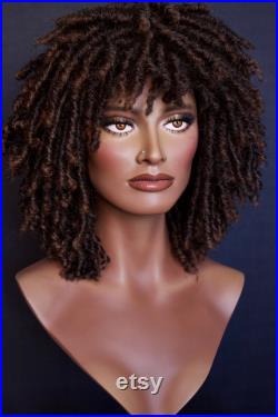 NEW Realistic female mannequin head with painted eyes