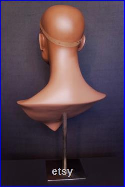 NEW Realistic female mannequin head with painted eyes