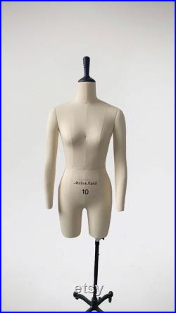 NEW- Size 10 Female Professional Tailors Dress Form HALF LEGS