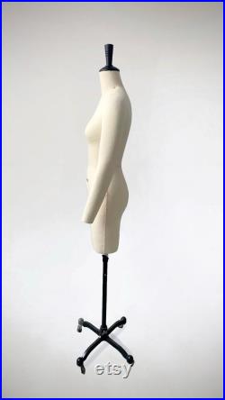 NEW- Size 10 Female Professional Tailors Dress Form HALF LEGS