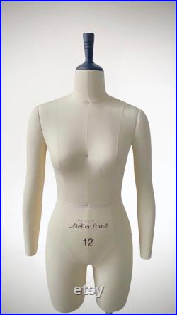 NEW- Size 12 Female Professional Tailors Dress Form HALF LEGS