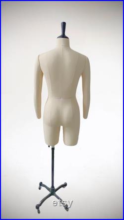 NEW- Size 12 Female Professional Tailors Dress Form HALF LEGS