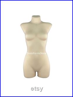 NEW Soft fully pinnable professional female dress form with anatomic detailing mannequin torso tailor dummy