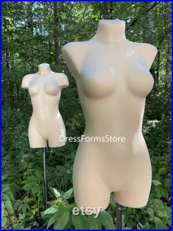 NEW Soft fully pinnable professional female dress form with anatomic detailing mannequin torso tailor dummy