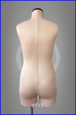 NINA Soft anatomic tailor dress form Professional tailor mannequin torso Fully pinnable Tailor dummy Perfect for lingerie design