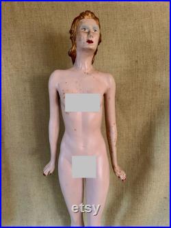 Original Vincent De Vito Studios Countertop Sewing Mannequin, 1940 s