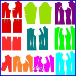 PDF Half Scale Sloper Pattern Set