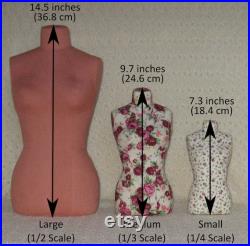 PDF Mini Stuffed Dress Form Pattern
