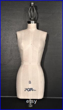 PGMPlus 8 Mini Dress Form 1 3 Scale 16 Excluding Top and Bottom Metal Parts