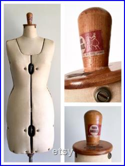 PICK UP ONLY Vintage 'Your Double', Sydney, Mannequin, Dress Form, Antique Female Display Mannequin, Tailor's Dummy