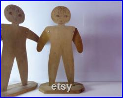 Pair Of Child Mannequins Vintage 1970s French Shop Window Display Manikins Boy And Girl Figures For Clothes Display Shop Décor