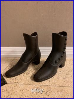 Pair of Cast Iron Mannequin Shoes dress form boots