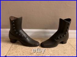 Pair of Cast Iron Mannequin Shoes dress form boots