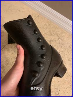 Pair of Cast Iron Mannequin Shoes dress form boots