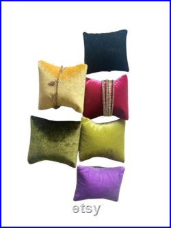 Personalized Colors 8pcs set Velvet Bracelet Watch Display Pillows BP01