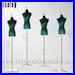 Personalized colors adjustable gold base green color velvet female mannequin dress form with gold neck cover Ashley