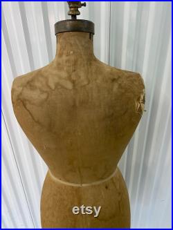 Pickup Only Active Vintage 1953 JR Bauman Dress Form Mannequin Size 12 Pickup Only