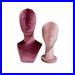 Pinnable Dusky Pink Velvet Mannequin Head Wig Display, ,headband display, scarf stand