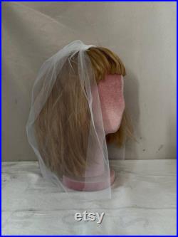 Pinnable Dusky Pink Velvet Mannequin Head Wig Display, ,headband display, scarf stand