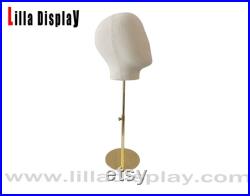 Pinnable natural linen abstract face with nose female mannequin head BW-2 Pinnable natural linen abstract face with nose female mannequin head BW-2