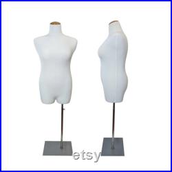 Plus Size Female Body Form Mannequin with Base (20W-22W)