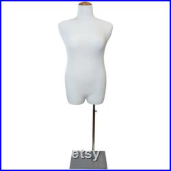 Plus Size Female Body Form Mannequin with Base (20W-22W)