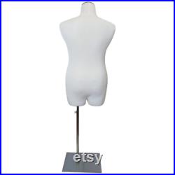 Plus Size Female Body Form Mannequin with Base (20W-22W)