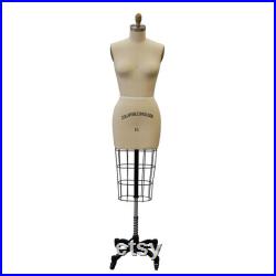Plus Size Half Body Professional Dress Form with Base Sizes 14, 16, 18, 20 Personalized Dress Form Option Monogram