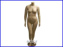 Plus Size Headless Fleshtone Female Mannequin PLUSF1