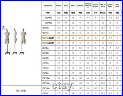 Professional Sewing Mannequin Dressform Kleiderordnung Tailoring Size S 165 84A long arms set included