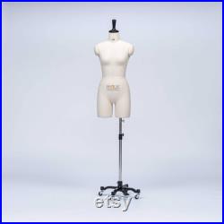 Professional Sewing Mannequin Dressform Kleiderordnung Tailoring Size S 165 86A Fiberglass