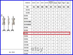Professional Sewing Mannequin Dressform Kleiderordnung Tailoring Size S 165 90A Polyurethane manichino da cucire manechin de croitor