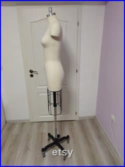 Professional Sewing Mannequin Dressform Tailoring Size 6 size S M Collapsible shoulders manichino da cucire manechin de croitor