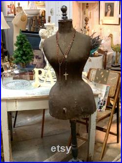 RARE 1900's Victorian Wasp Waist Mannequin