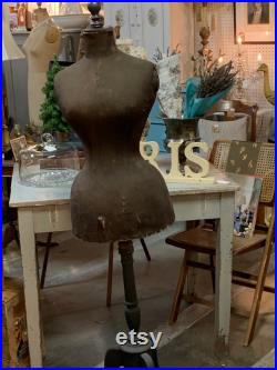 RARE 1900's Victorian Wasp Waist Mannequin