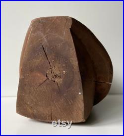 RARE mannequin head Wood Male Late 19th to early 20th century France