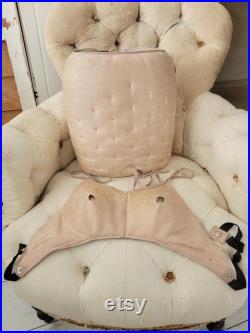 RARE pretty antique mannequin buste dress form set 1900s 1900 store display pink adjustmentset