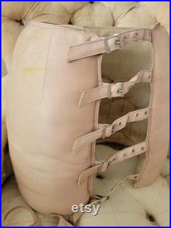 RARE pretty antique mannequin buste dress form set 1900s 1900 store display pink adjustmentset