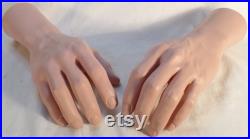 REALISTIC Lifelike Pair Male Hands Male for Mannequin