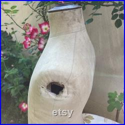 Rare Vtg Antique French SToCKMAN TEEN MANNEQUIN CHiLD Dress Form Including APRoN Store Display Atelier COUTURe SHABBYcHIC Home CAMpAGNE