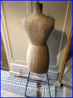 Rare original vintage antique STOCKMAN 5154 female dressmaker tailors dummy mannequin model (with adjustable shoulders) Size 10