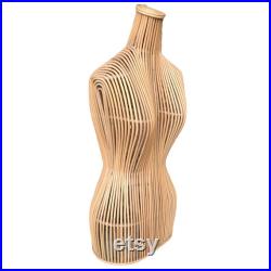 Rattan Mannequin, Couture Model, Female Mannequin, Dress Model, Rattan Art Deco