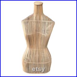 Rattan Mannequin, Couture Model, Female Mannequin, Dress Model, Rattan Art Deco