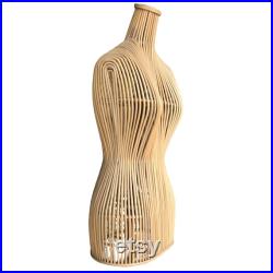 Rattan Mannequin, Couture Model, Female Mannequin, Dress Model, Rattan Art Deco