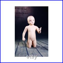 Realistic Baby Toddler Kids Mannequin In Kneeling Position