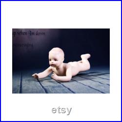 Realistic Baby Toddler Kids Mannequin Laying on Stomach ANN2