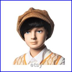 Realistic Fiberglass 6 Year Old Kids Fleshtone Mannequin with Flexible Joints and Base KM6Y